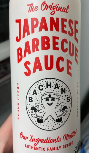 Bottle of Bachan's Japanese Barbecue Sauce