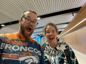 Pete and Mamie at O’Hare