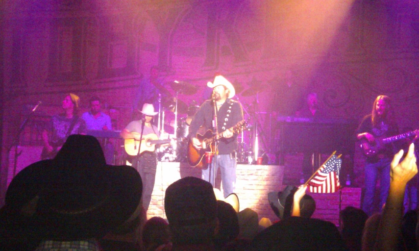 Toby Keith and band on stage