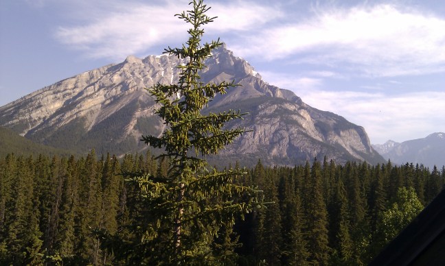 Mountain View in Banff