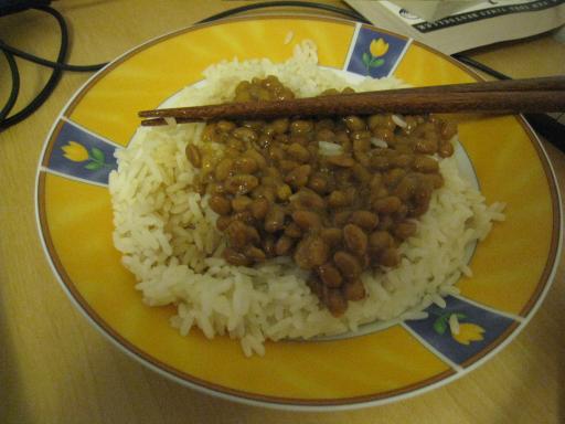 Bowl of Natto on rice
