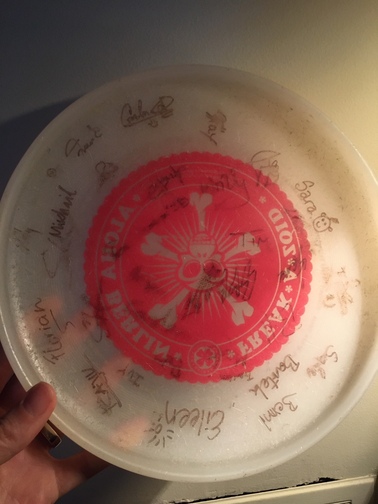 Signed Frisbee